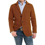 Achim | Men's Cardigan with Elegant Cut, Tailored Cardigan | My Sweet Wardrobe | Light Grey