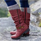 Ada | Women's Orthopedic Boots, Warm Winter Boots | My Sweet Wardrobe | Red