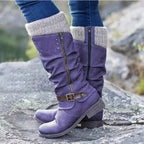 Ada | Women's Orthopedic Boots, Warm Winter Boots | My Sweet Wardrobe | Purple