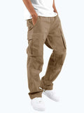 Aidan | Men's Relaxed Fit Cargo Trousers, Straight-Leg Practical Trousers | My Sweet Wardrobe