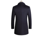 Aiden | Men's Long Winter Coat with Classic Tailoring, Refined Autumn Coat | My Sweet Wardrobe
