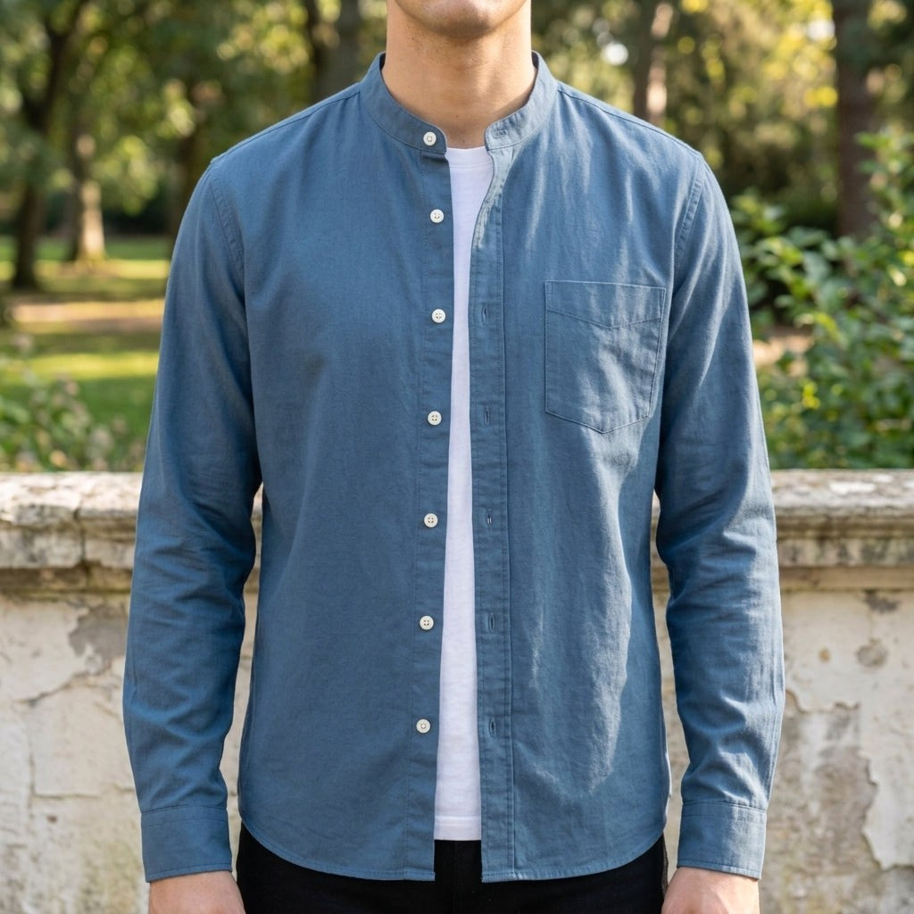 Alex | Women's Long Sleeve Cotton-Blend Shirt, Tailored Button-Up Shirt | My Sweet Wardrobe