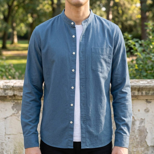 Alex | Women's Long Sleeve Cotton-Blend Shirt, Tailored Button-Up Shirt | My Sweet Wardrobe