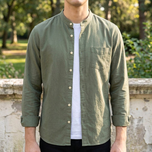 Alex | Women's Long Sleeve Cotton-Blend Shirt, Tailored Button-Up Shirt | My Sweet Wardrobe