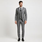 Alexander | Men's Three-Piece Suit with Waistcoat Formal, Elegant Suit Set | My Sweet Wardrobe | Pomegranate Red