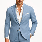 Alfie | Men's Tailored Two-Piece Suit, Jacket and Trousers | My Sweet Wardrobe | Beige