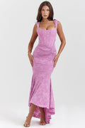 Alicja | Women's Lace Evening Dress with Fitted Silhouette, Elegant Evening Dress | My Sweet Wardrobe