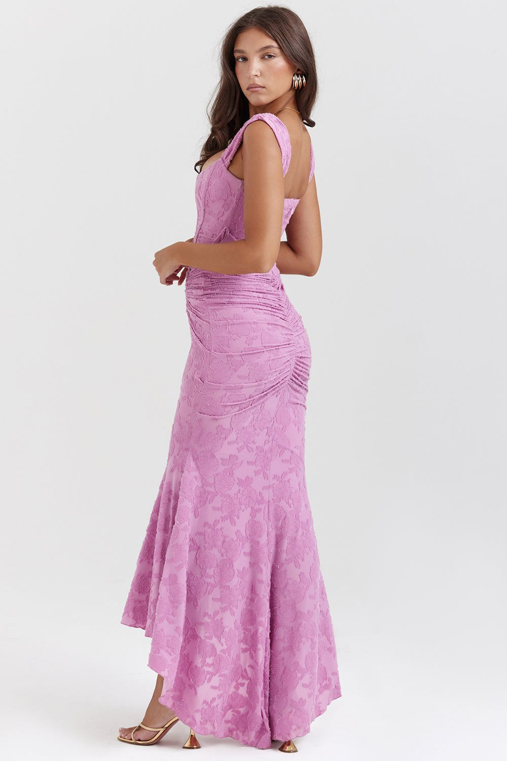 Alicja | Women's Lace Evening Dress with Fitted Silhouette, Elegant Evening Dress | My Sweet Wardrobe