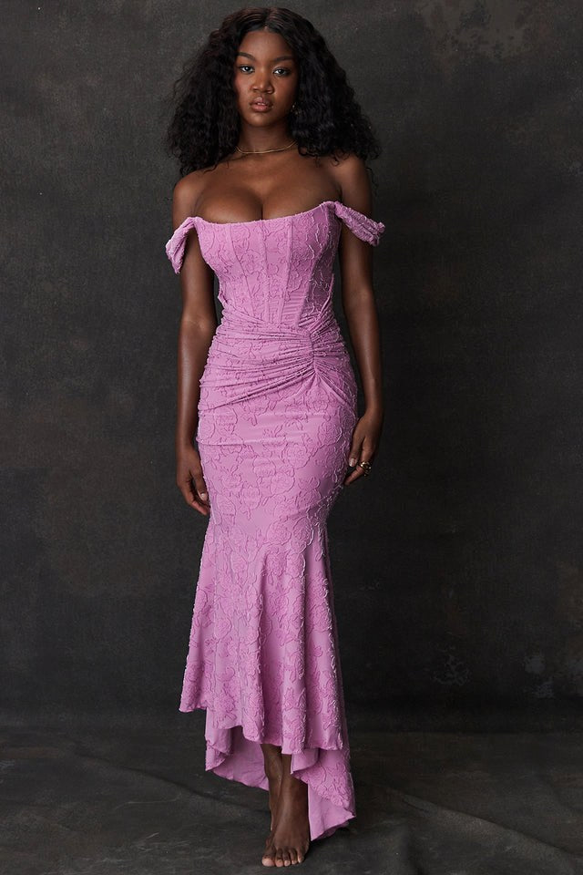 Alicja | Women's Lace Evening Dress with Fitted Silhouette, Elegant Evening Dress | My Sweet Wardrobe