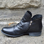 Amelia | Women's Orthopedic Ankle Boots, Gel-Sole Supportive Boots | My Sweet Wardrobe | Black