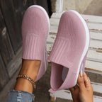 Amelie | Women's Cushioned Slip-On Shoes, Orthopaedic Comfort Shoes | My Sweet Wardrobe | Black