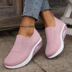 Amelie | Women's Cushioned Slip-On Shoes, Orthopaedic Comfort Shoes | My Sweet Wardrobe | Black