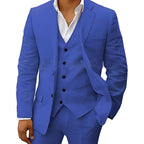 Andreas | Men's Three-Piece Suit with Classic Blazer, Waistcoat and Trousers, Elegant Suit | My Sweet Wardrobe | Brown