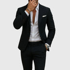 Andrew | Men's Slim-Fit Suit with Lapels, Two-Piece Suit | My Sweet Wardrobe
