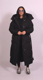 Vivienne | Women's Long Quilted Winter Coat, Tailored Fitted Jacket | My Sweet Wardrobe