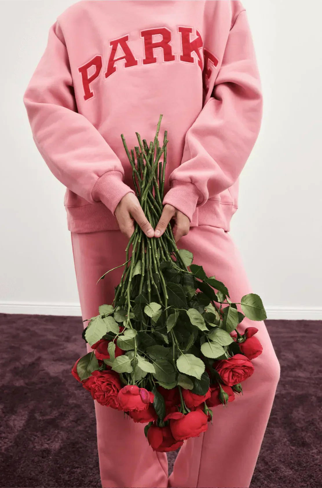 Annabelle | Women's Oversized Varsity Sweatshirt, Chenille Lettering Crewneck Jumper | My Sweet Wardrobe