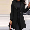 Annette | Women's Wool Tailored Coat, Prestige Winter Coat | My Sweet Wardrobe