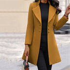Annette | Women's Wool Tailored Coat, Prestige Winter Coat | My Sweet Wardrobe