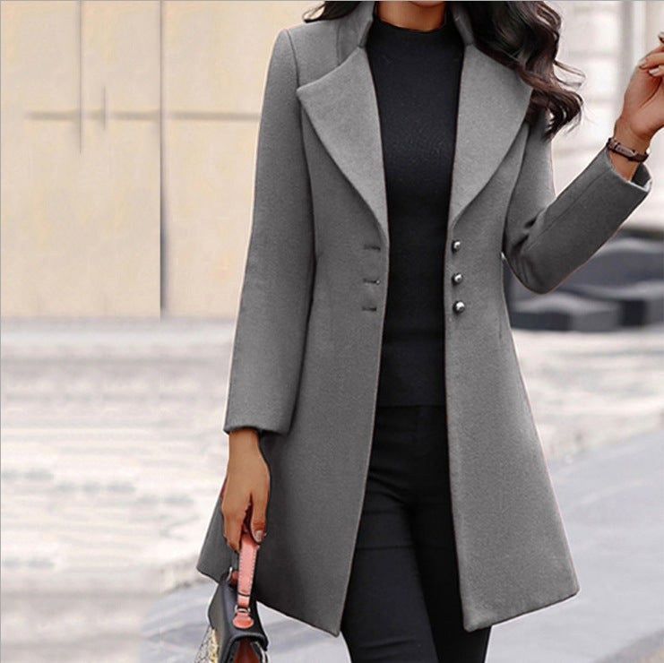 Annette | Women's Wool Tailored Coat, Prestige Winter Coat | My Sweet Wardrobe