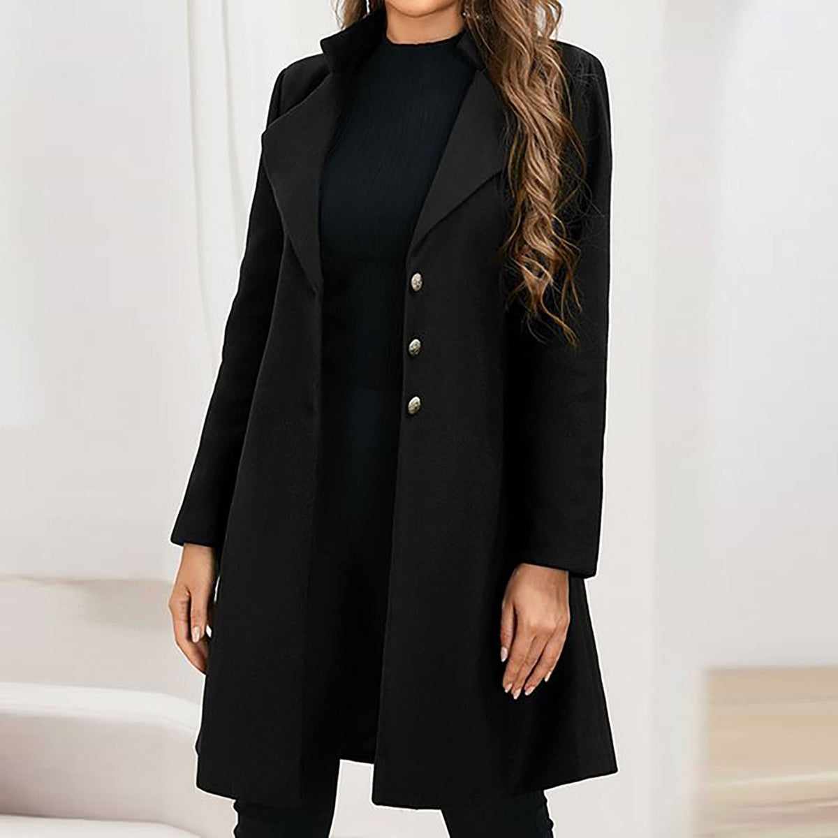 Annette | Women's Wool Tailored Coat, Prestige Winter Coat | My Sweet Wardrobe
