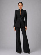 Annie | Women's Tailored Blazer & Trouser Suit Set, Smart Two-Piece Suit | My Sweet Wardrobe | Black
