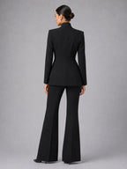 Annie | Women's Tailored Blazer & Trouser Suit Set, Smart Two-Piece Suit | My Sweet Wardrobe | Cream