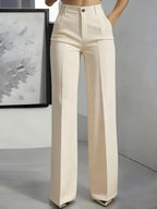 Antonina | Women's High-Waisted Wide-Leg Trousers, Smart Tailored Trousers | My Sweet Wardrobe