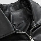 Archie | Men's Oversized Leather Bomber Jacket, Street Style Jacket | My Sweet Wardrobe