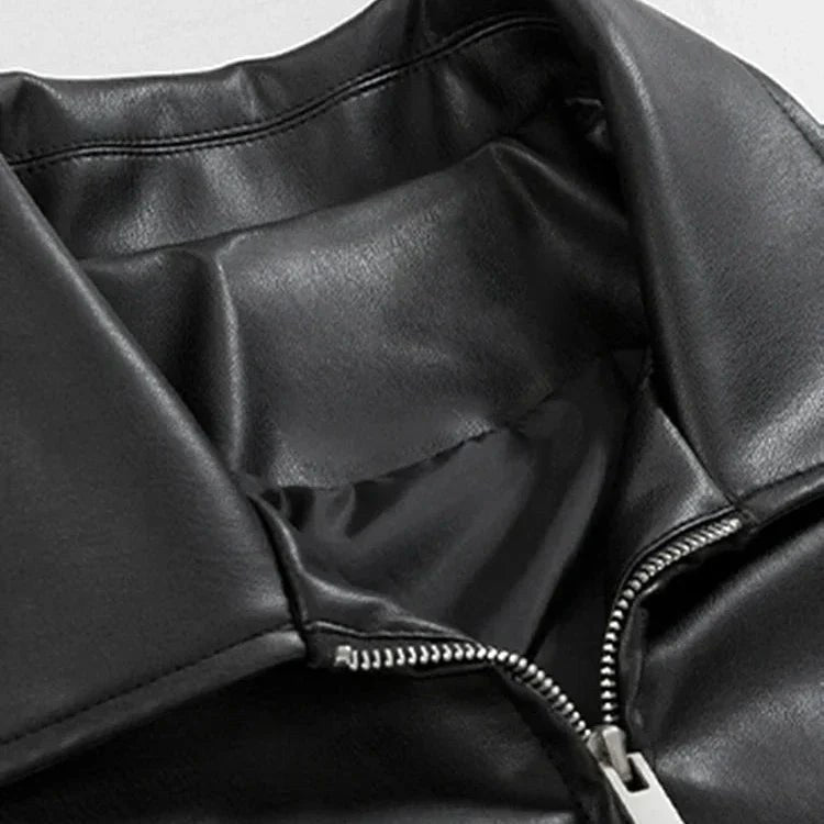 Archie | Men's Oversized Leather Bomber Jacket, Street Style Jacket | My Sweet Wardrobe