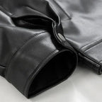 Archie | Men's Oversized Leather Bomber Jacket, Street Style Jacket | My Sweet Wardrobe