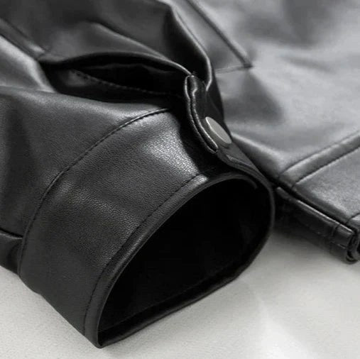 Archie | Men's Oversized Leather Bomber Jacket, Street Style Jacket | My Sweet Wardrobe