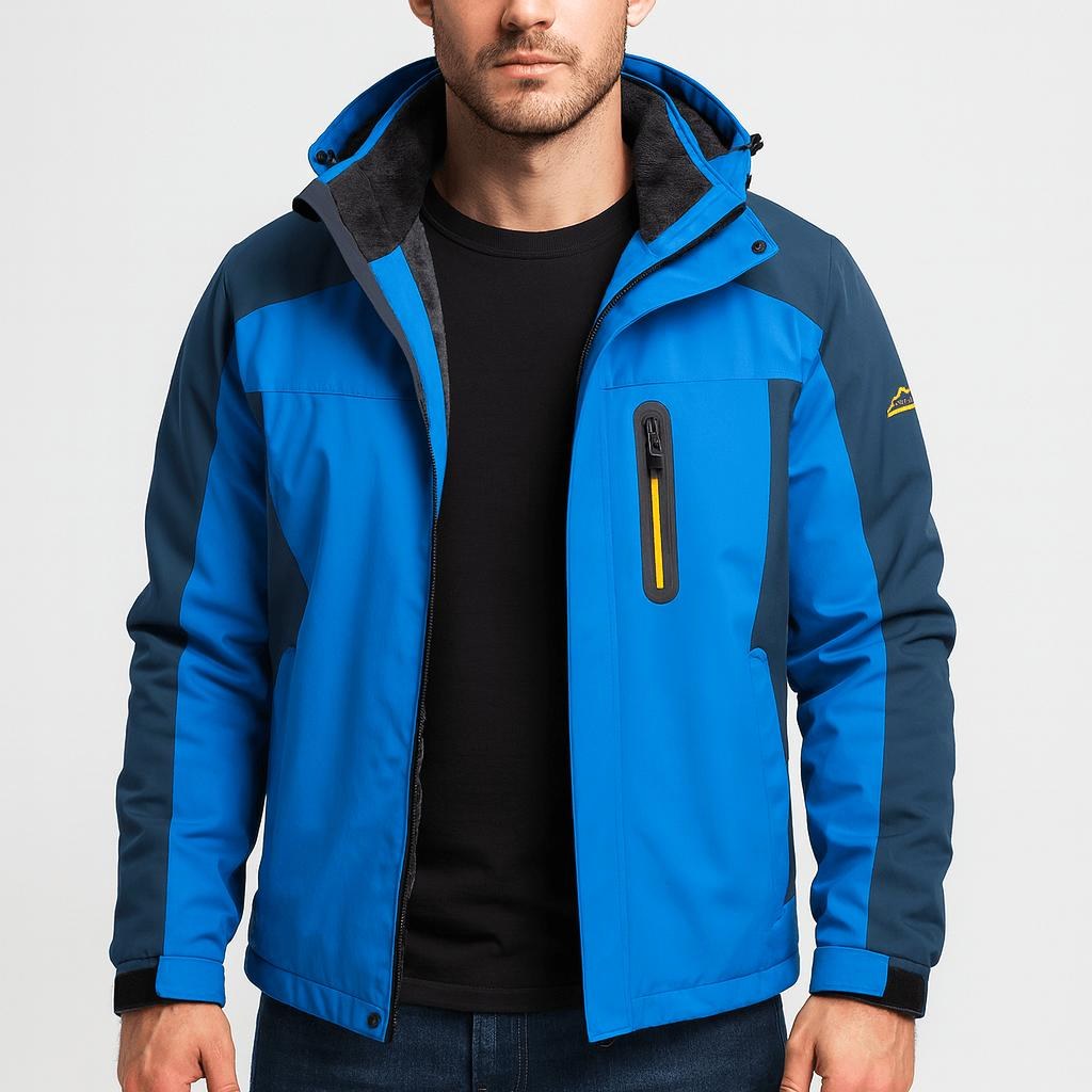 Owen | Men's Waterproof Breathable Outdoor Jacket, Hooded Rain Jacket | My Sweet Wardrobe