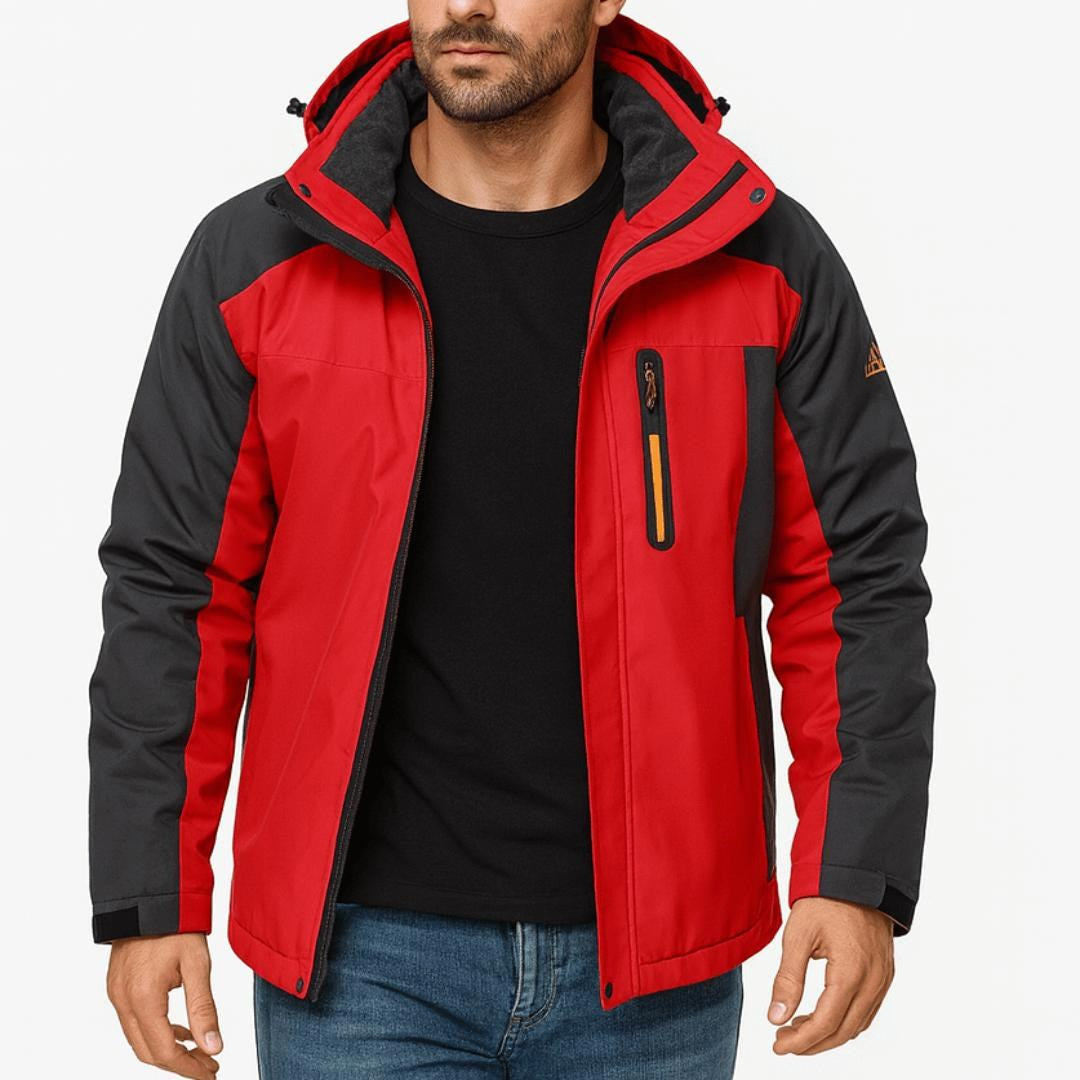 Owen | Men's Waterproof Breathable Outdoor Jacket, Hooded Rain Jacket | My Sweet Wardrobe