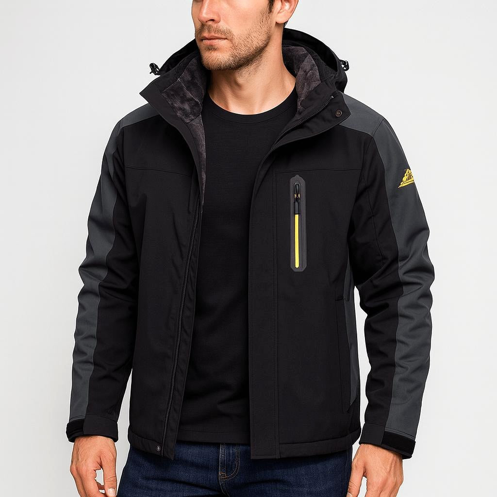 Owen | Men's Waterproof Breathable Outdoor Jacket, Hooded Rain Jacket | My Sweet Wardrobe