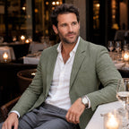 Alexander | Men's Linen Blazer in Smart Casual Style, Lightweight Summer Jacket | My Sweet Wardrobe