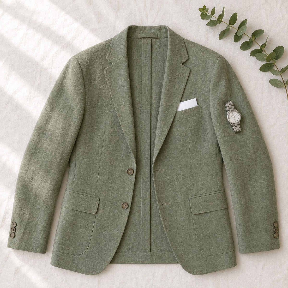 Alexander | Men's Linen Blazer in Smart Casual Style, Lightweight Summer Jacket | My Sweet Wardrobe
