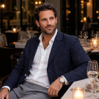 Alexander | Men's Linen Blazer in Smart Casual Style, Lightweight Summer Jacket | My Sweet Wardrobe