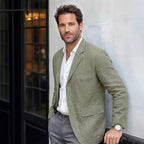 Alexander | Men's Linen Blazer in Smart Casual Style, Lightweight Summer Jacket | My Sweet Wardrobe