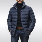 Armin | Men's Quilted Jacket with Modern Design, Warming Autumn Jacket | My Sweet Wardrobe | Grey