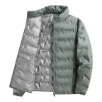 Armin | Men's Quilted Jacket with Modern Design, Warming Autumn Jacket | My Sweet Wardrobe | Grey