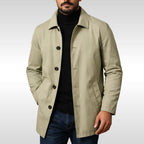 Arnold | Men's Trench Coat with Classic Design, Elegant Autumn Coat | My Sweet Wardrobe | Khaki
