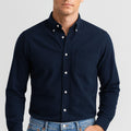 Thomas | Men's Long-Sleeve Cotton Shirt, Classic Button-Up Shirt | My Sweet Wardrobe