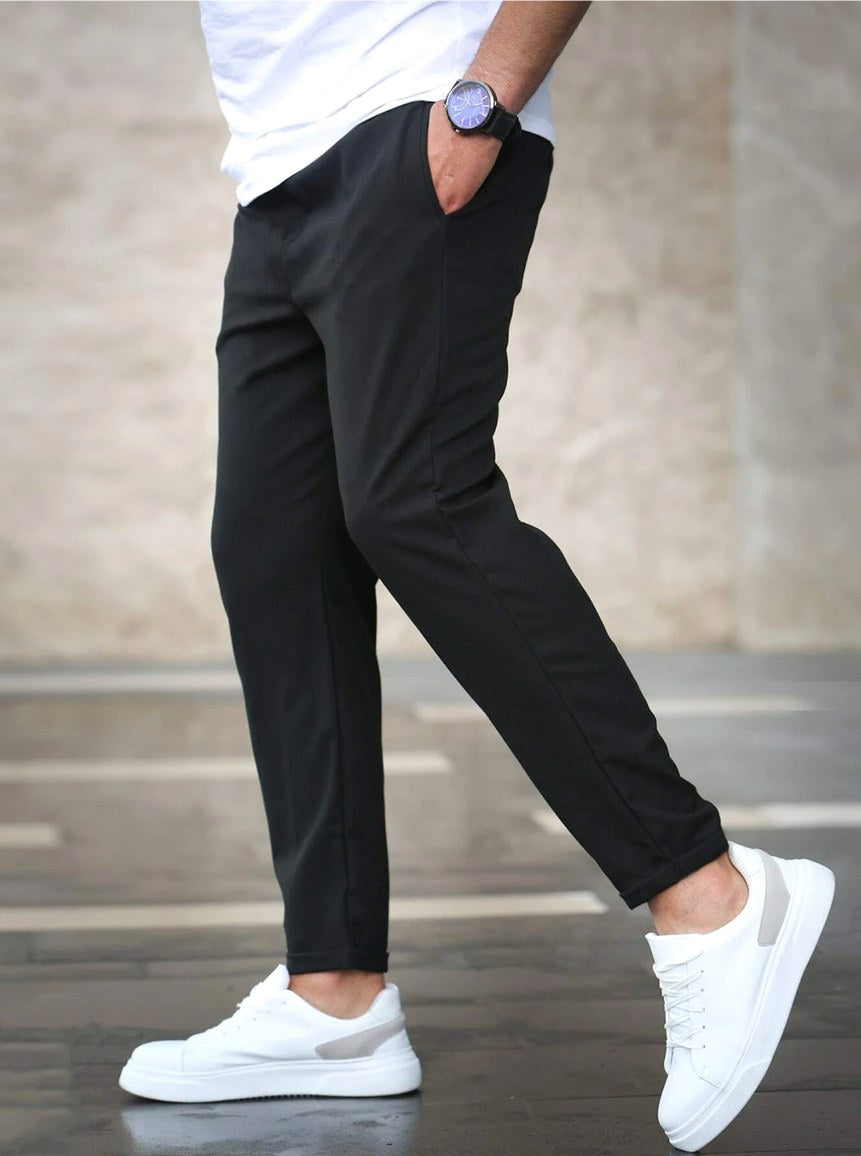 Arthur | Men's Stretch Comfort Trousers, Modern Everyday Trousers | My Sweet Wardrobe