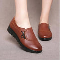 Audrey | Women's Orthopaedic Loafers, Cushioned Slip-On Shoes | My Sweet Wardrobe | Brown