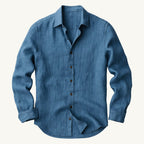 Bart | Men's Long-Sleeve Linen Shirt, Loose-Fitting Summer Shirt | My Sweet Wardrobe