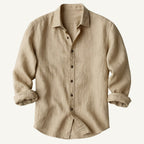 Bart | Men's Long-Sleeve Linen Shirt, Loose-Fitting Summer Shirt | My Sweet Wardrobe
