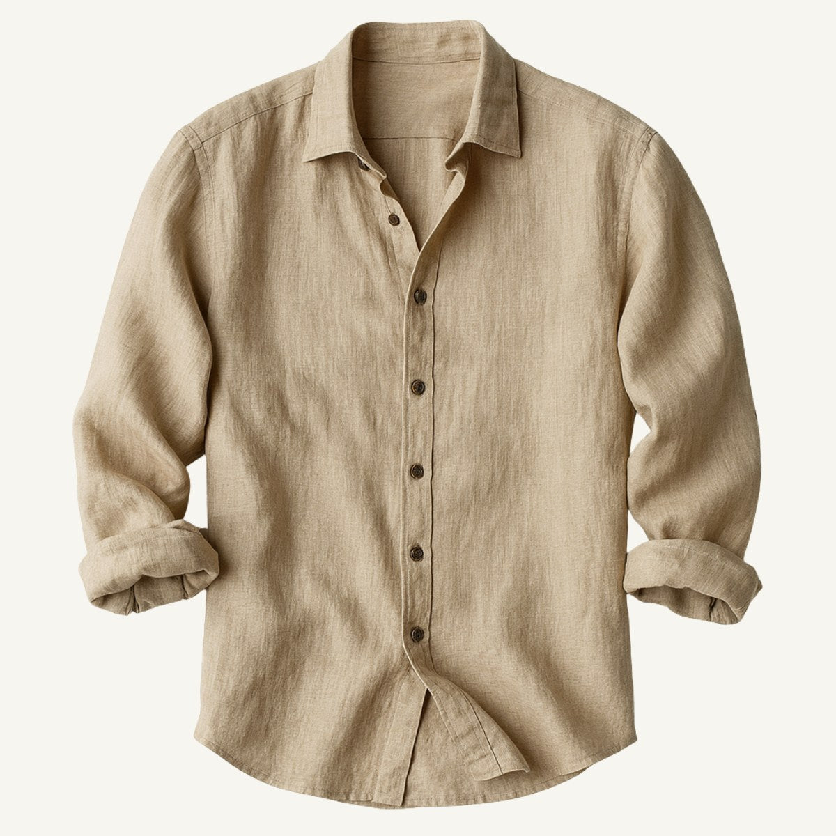 Bart | Men's Long-Sleeve Linen Shirt, Loose-Fitting Summer Shirt | My Sweet Wardrobe