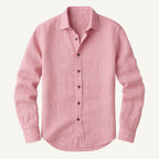 Bart | Men's Long-Sleeve Linen Shirt, Loose-Fitting Summer Shirt | My Sweet Wardrobe