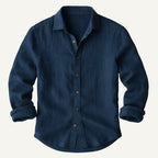 Bart | Men's Long-Sleeve Linen Shirt, Loose-Fitting Summer Shirt | My Sweet Wardrobe