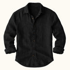 Bart | Men's Long-Sleeve Linen Shirt, Loose-Fitting Summer Shirt | My Sweet Wardrobe